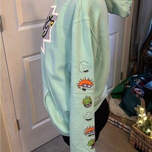 Old Navy Mint Green Graphic Hoodie